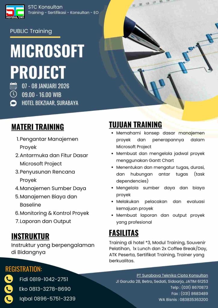 Training Microsoft Project Surabaya