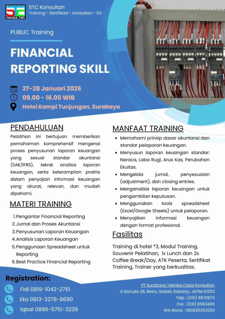 Training Financial Reporting Skill 2026 | STC Konsultan