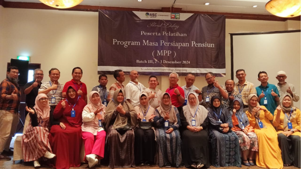 Pelatihan Purna Tugas untuk karyawan PT Asahimas Chemical
