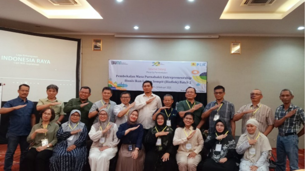 Kegiatan Pelatihan Purna Tugas bisnis ikan bioflok untuk PT PLN