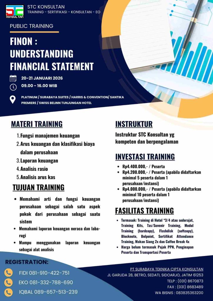 Training Understanding Financial Statement