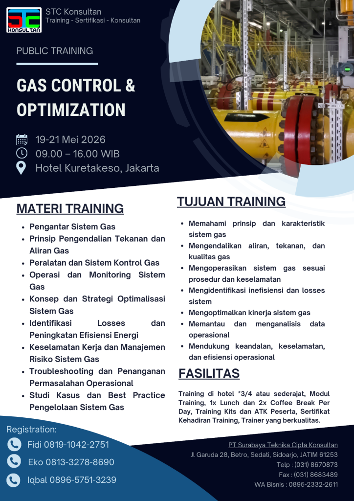 pelatihan gas industri bersama stc konsultan