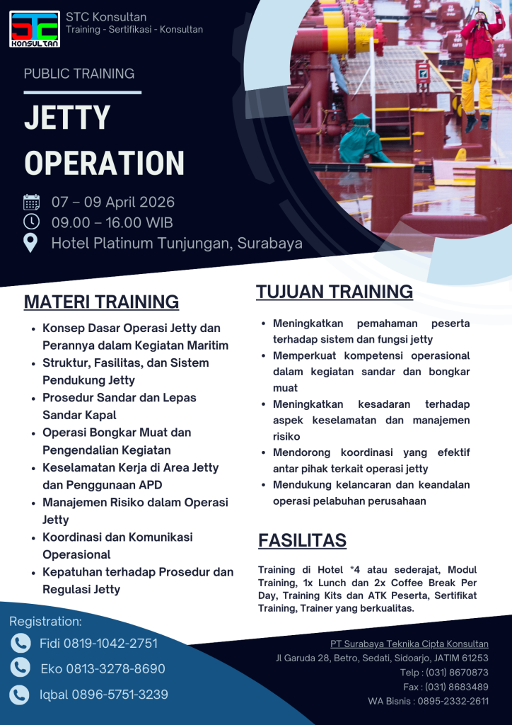 training jetty operation bersama stc konsultan
