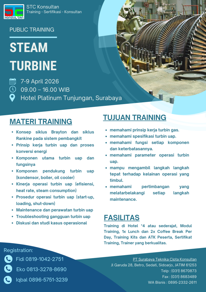 pelatihan steam turbine