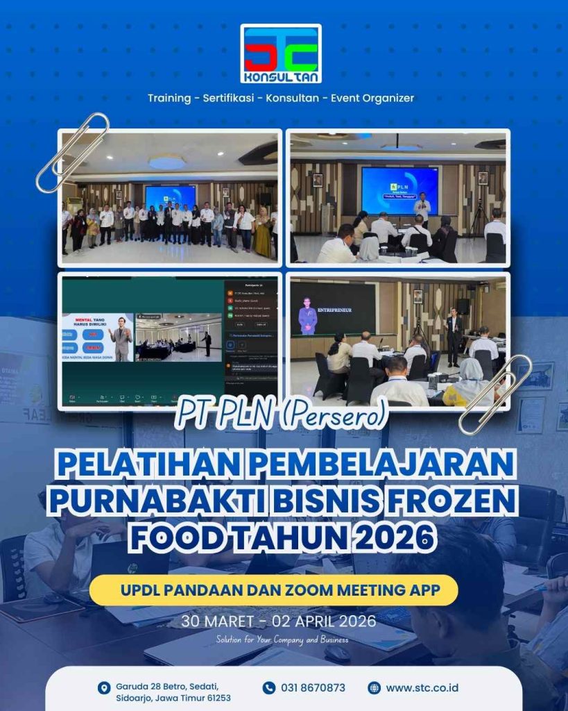 pelatihan purnabakti bisnis frozen food pt pln bersama stc konsultan