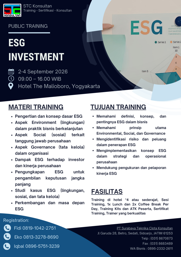 pelatihan esg bersama stc konsultan